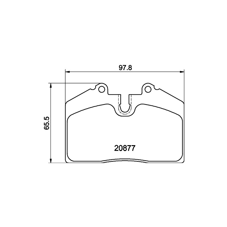 Brake Pad Set MINTEX MDB1992