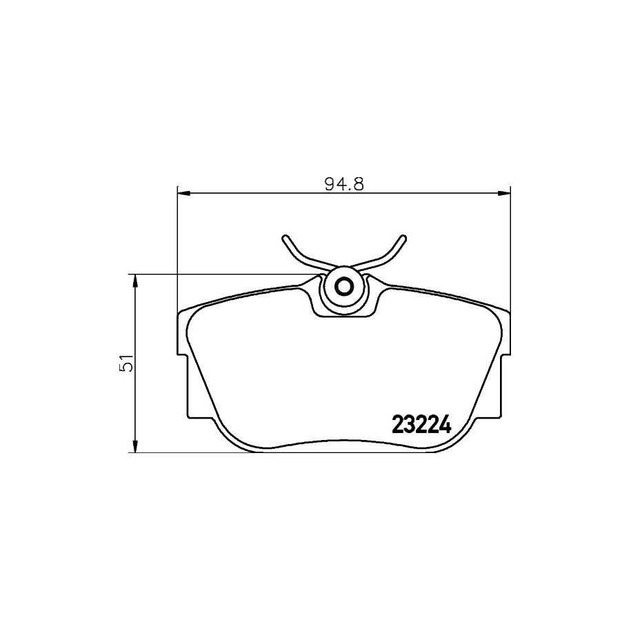 Brake Pad Set MINTEX MDB2105