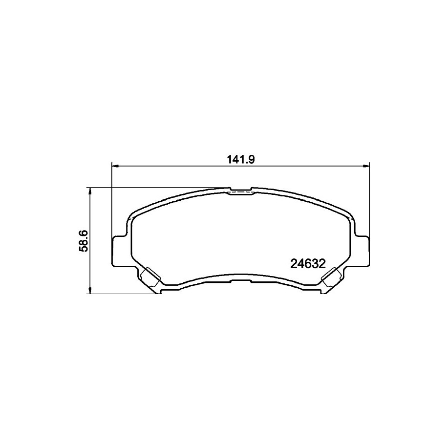 Brake Pad Set MINTEX MDB2938