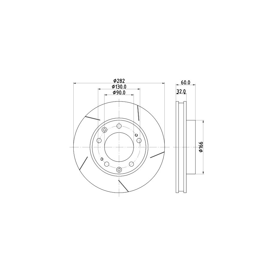 Brake Disc MINTEX MDC1278