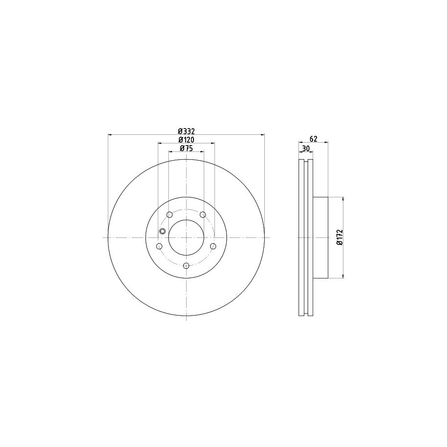 Brake Disc MINTEX MDC2336
