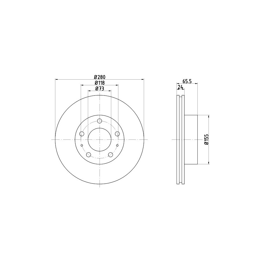 Brake Disc MINTEX MDC839
