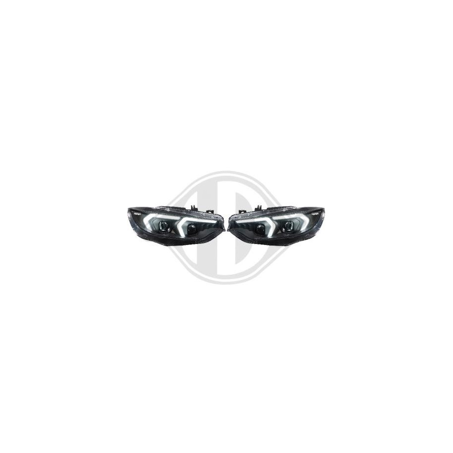 Headlight Set DIEDERICHS 1245386 for BMW 4
