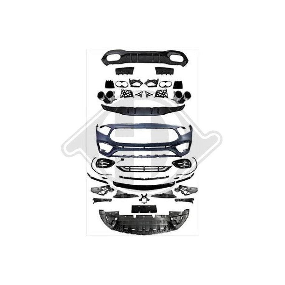 Bumper DIEDERICHS 1683551 for MERCEDES A-CLASS