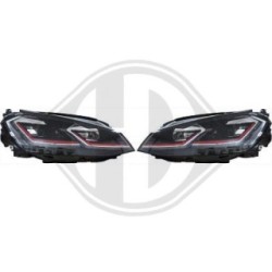 Headlight Set DIEDERICHS 2216882 for VW GOLF