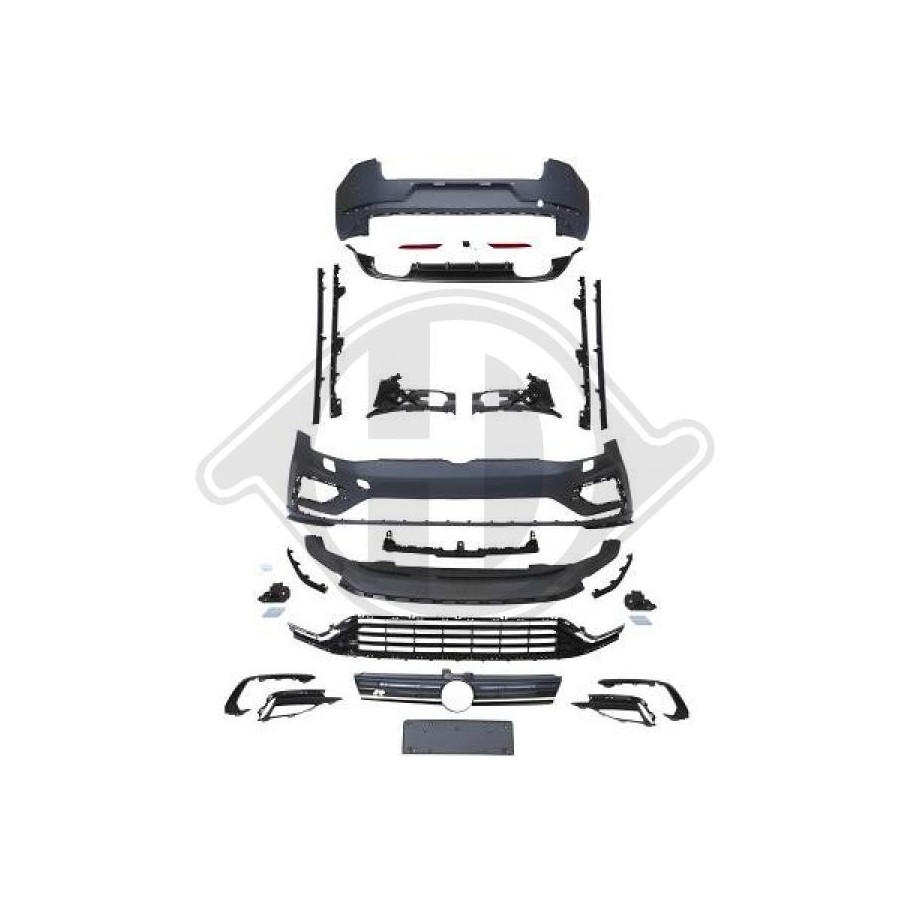 Bumper DIEDERICHS 2216950 for VW GOLF