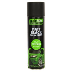 Spray On Paint - High Coverage - 500ml - Multiple Finishes ATOOOMB500 Colour Variant Black