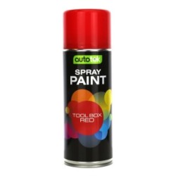 Spray On Paint - Basic Colour - 400ml - Gloss Finish ATOOTBR400 Colour Variant Red