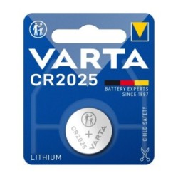 Varta CR2025 Car Alarm Battery & Car Key Fob Battery - Box of 10