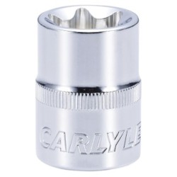 Carlyle Hand Tools E Torx External Star Socket S12E24 Drive 1/2"