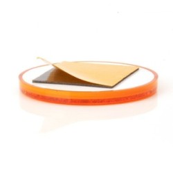 Maypole 1632SSB WAS Round Amber Reflector Self Adhesive