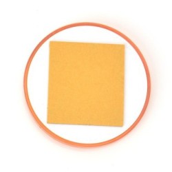 Maypole 1632SSB WAS Round Amber Reflector Self Adhesive