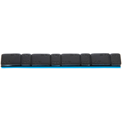 Black Adhesive Wheel Weights For Motorcycles - Steel