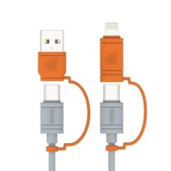 4-in-1Â Charge & Sync Cable Multifunctional Design