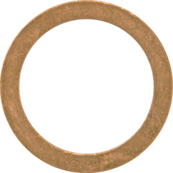 Copper Sealing Washers - Metric M14 X 20 X 1.5