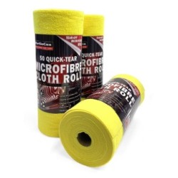 Quick Tear Off Microfibre Towel On A Roll