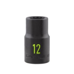1/2in Drive 12mm 12 PT Impact Socket