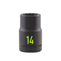 1/2in Drive 14mm 12 PT Impact Socket