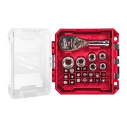 25PC RATCHET SET IN PACKOUT COM BOX