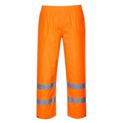 H441 - Hi-Vis Rain Trousers Orange
