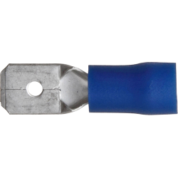 Terminals Blue Push-On Male 6.3Mm
