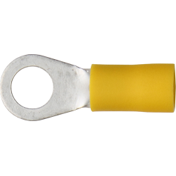 Terminals Yellow Ring 6.4Mm (1/4)