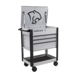 Deluxe 4 Drawer Cart Gritty Grey