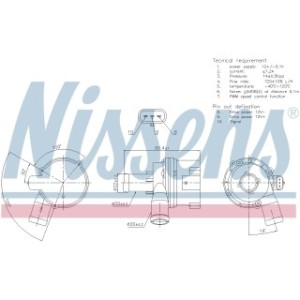 Auxiliary Pump - Nissens 831117