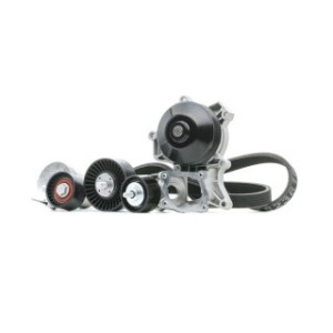 Water Pump V Ribbed Belt Set - RIDEX 4172P0040