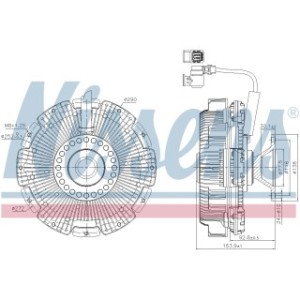 Radiator Fan Coupling - Nissens 86248