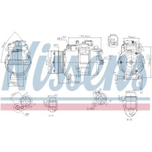Compressor - Nissens 890012
