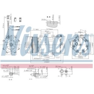 Compressor - Nissens 890022