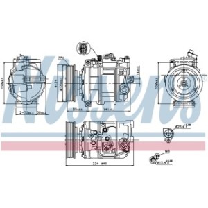 Compressor - Nissens 890025