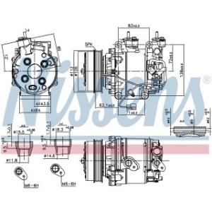 Compressor - Nissens 890035