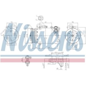 Compressor - Nissens 890040