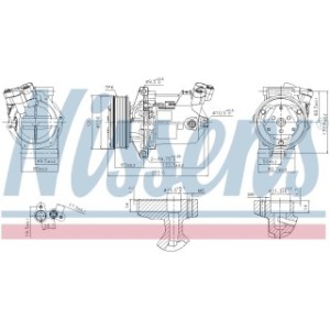 Compressor - Nissens 890042