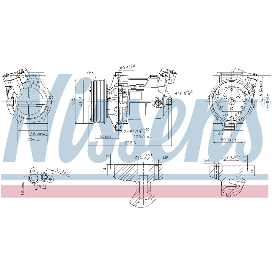 Compressor - Nissens 890042