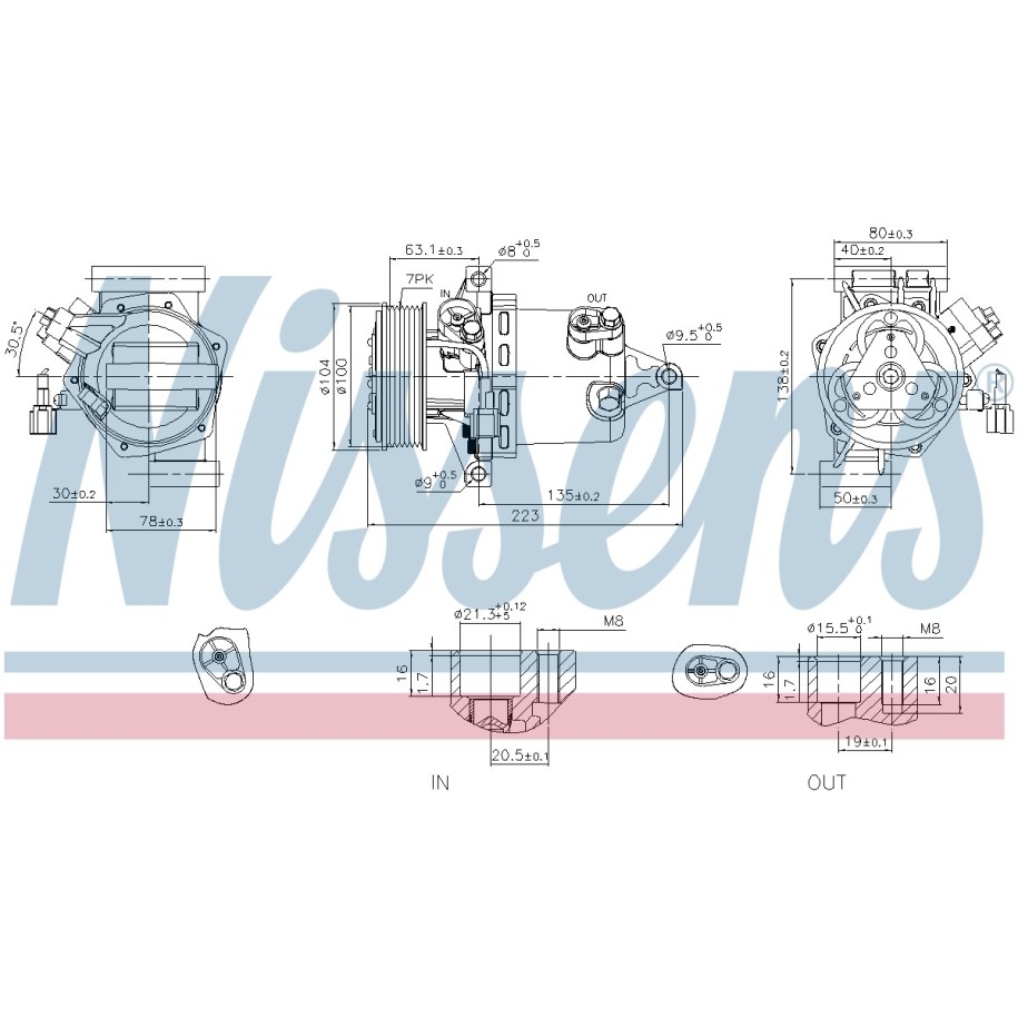 Compressor - Nissens 890053