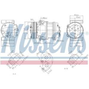 Compressor - Nissens 890055