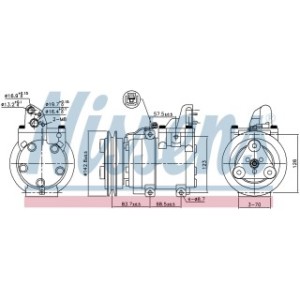 Compressor - Nissens 890059