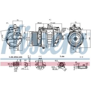Compressor - Nissens 890060