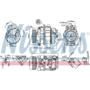 Compressor - Nissens 890069