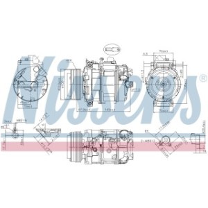 Compressor - Nissens 890073