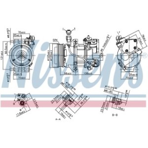 Compressor - Nissens 890077
