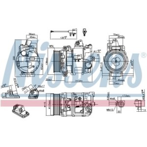 Compressor - Nissens 890082