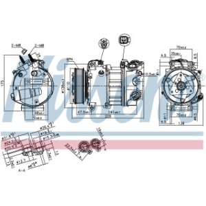 Compressor - Nissens 890124