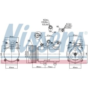 Compressor - Nissens 890136
