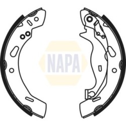 Brake Shoe Set NAPA NBS1078 for FORD FIESTA, KA+ OE 1550225
