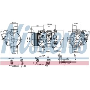 Compressor - Nissens 890143