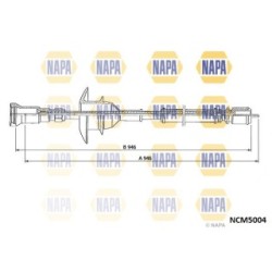 Speedometer Cable NAPA NCM5004 for RENAULT OE 7700704381